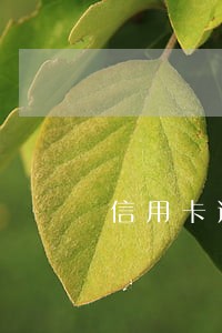 信用卡逾期能去上网