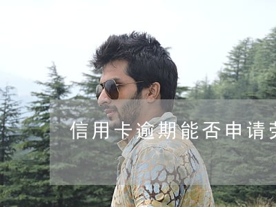 信用卡逾期能否申请劳动仲裁