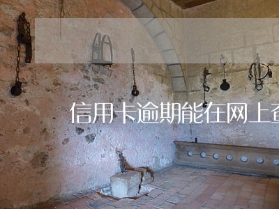 信用卡逾期能在网上查到吗 信用卡逾期能在网上查到吗