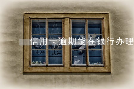 信用卡逾期能在银行办理业务吗