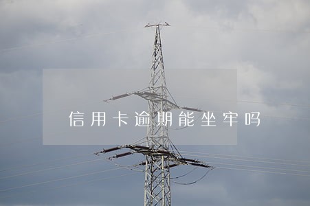 信用卡逾期能坐牢吗