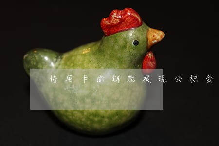 信用卡逾期能提现公积金吗 信用卡逾期能提现公积金吗