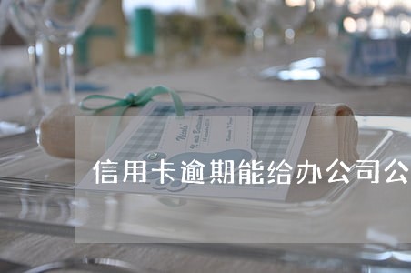 信用卡逾期能给办公司公户吗 信用卡逾期能给办公司公户吗
