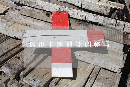 信用卡逾期能调整吗 信用卡逾期能调整吗