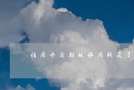 信用卡逾期被停用钱还了还能用吗 信用卡逾期被停用钱还了还能用吗