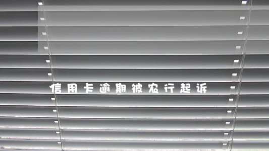 信用卡逾期被农行起诉