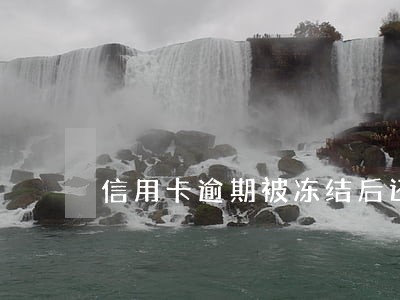 信用卡逾期被冻结后还有利息吗