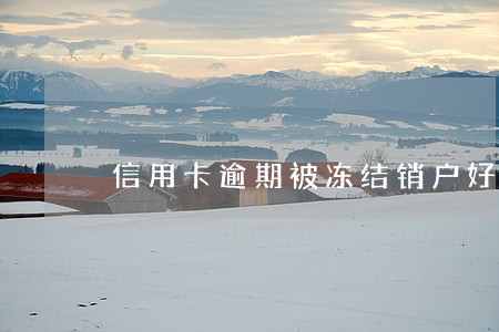 信用卡逾期被冻结销户好不好