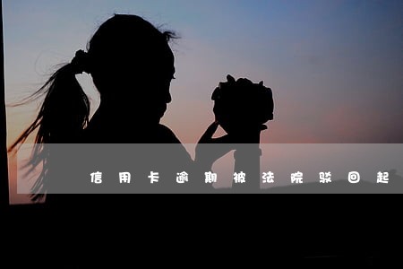 信用卡逾期被法院驳回起诉