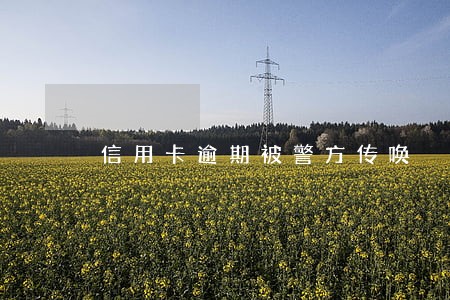 信用卡逾期被警方传唤 信用卡逾期被警方传唤