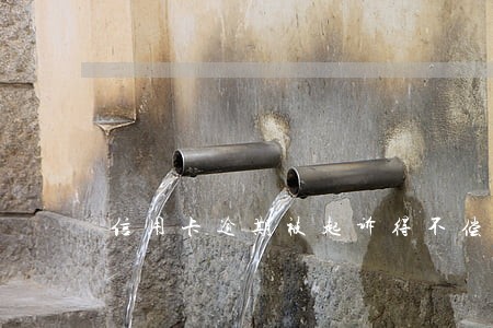 信用卡逾期被起诉得不偿失 信用卡逾期被起诉得不偿失