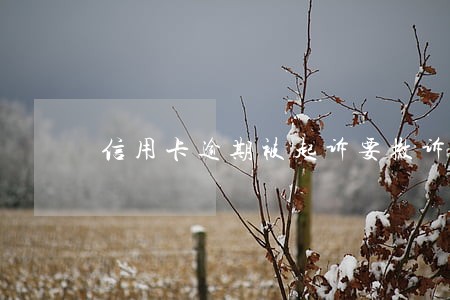 信用卡逾期被起诉要撤诉费 信用卡逾期被起诉要撤诉费