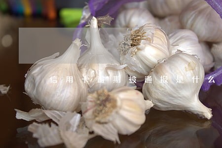 信用卡逾期被通报是什么意思 信用卡逾期被通报是什么意思
