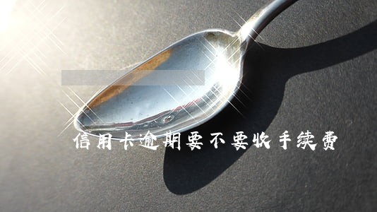 信用卡逾期要不要收手续费