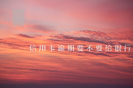 信用卡逾期要不要给银行打电话 信用卡逾期要不要给银行打电话
