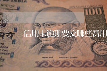 信用卡逾期要交哪些费用 信用卡逾期要交哪些费用