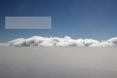信用卡逾期要付利息是多少 信用卡逾期要付利息是多少