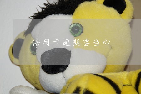 信用卡逾期要当心