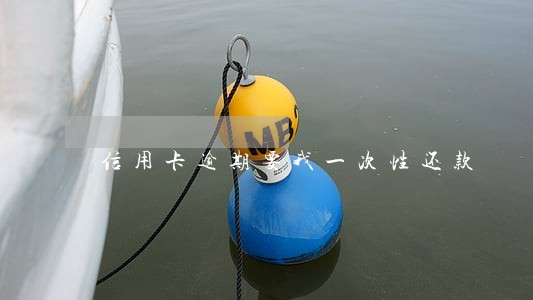 信用卡逾期要我一次性还款 信用卡逾期要我一次性还款