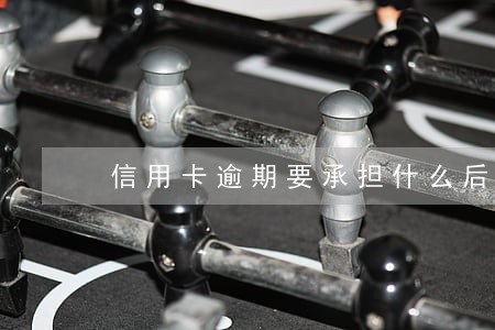 信用卡逾期要承担什么后果 信用卡逾期要承担什么后果