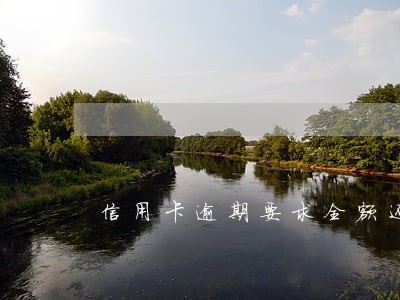 信用卡逾期要求全额还款无法 信用卡逾期要求全额还款无法