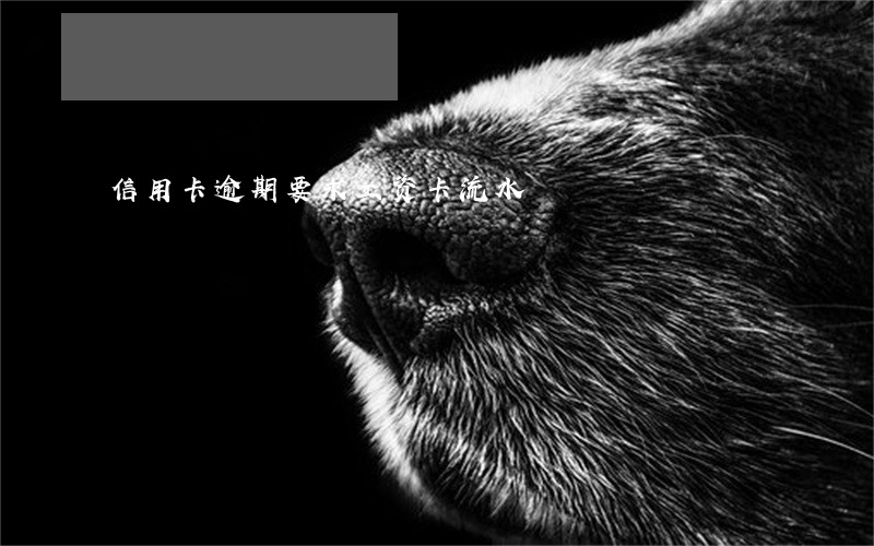 信用卡逾期要求工资卡流水 信用卡逾期要求工资卡流水