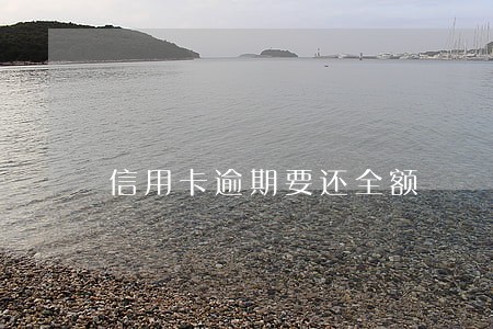 信用卡逾期要还全额 信用卡逾期要还全额