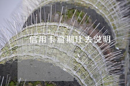信用卡逾期让去说明 信用卡逾期让去说明