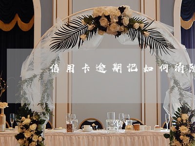 信用卡逾期记如何清除 信用卡逾期记如何清除