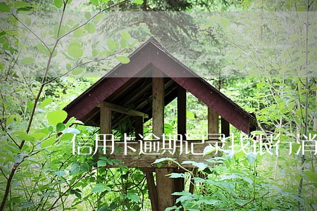 信用卡逾期记录找银行消除吗