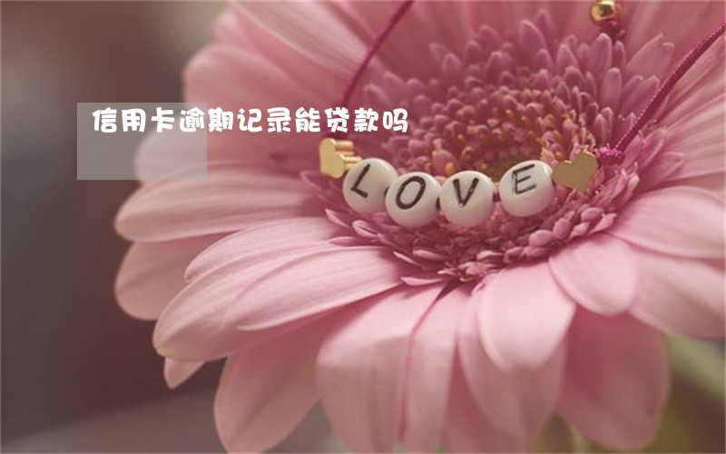 信用卡逾期记录能贷款吗
