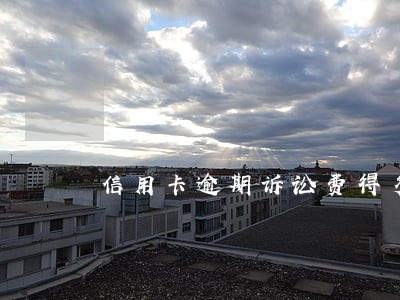 信用卡逾期诉讼费得多少钱 信用卡逾期诉讼费得多少钱