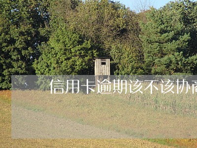 信用卡逾期该不该协商分期还款 信用卡逾期该不该协商分期还款