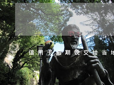 信用卡逾期说交给当地银行 信用卡逾期说交给当地银行