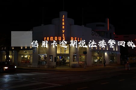 信用卡逾期说法接警回执单 信用卡逾期说法接警回执单