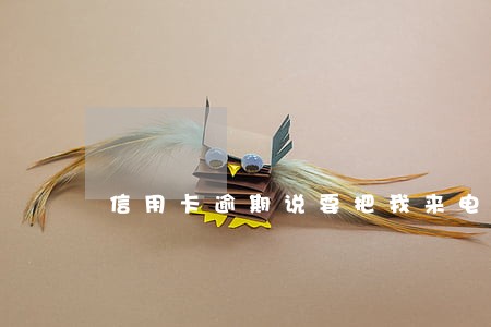 信用卡逾期说要把我来电彩铃设置 信用卡逾期说要把我来电彩铃设置