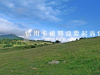 信用卡逾期说要起诉信用卡 信用卡逾期说要起诉信用卡