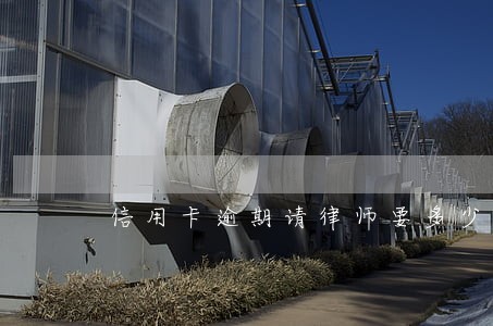 信用卡逾期请律师要多少钱
