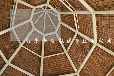 信用卡逾期调查组电话是多少 信用卡逾期调查组电话是多少