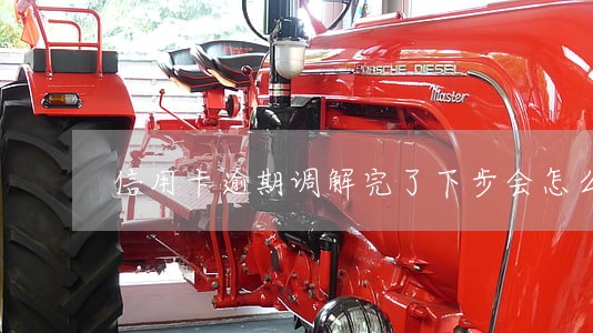 信用卡逾期调解完了下步会怎么样