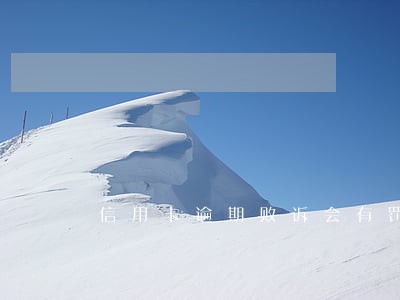 信用卡逾期败诉会有罚金吗 信用卡逾期败诉会有罚金吗