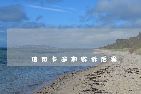 信用卡逾期败诉后果