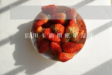 信用卡逾期账单没出 信用卡逾期账单没出