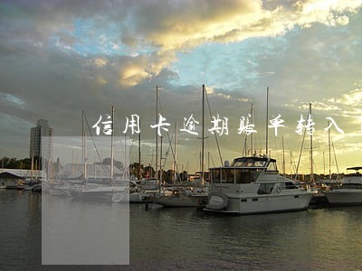 信用卡逾期账单转入下月 信用卡逾期账单转入下月