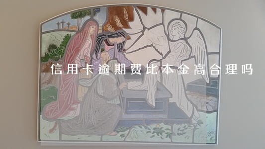 信用卡逾期费比本金高合理吗 信用卡逾期费比本金高合理吗