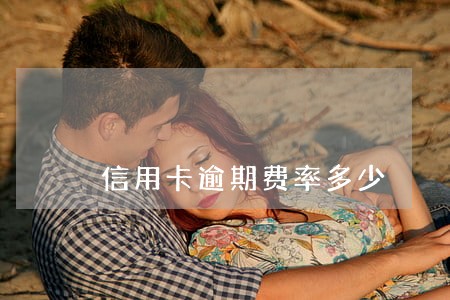 信用卡逾期费率多少 信用卡逾期费率多少