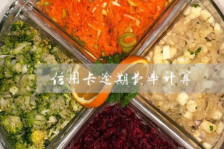 信用卡逾期费率计算 信用卡逾期费率计算