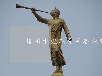 信用卡逾期费用各家银行都不一样 信用卡逾期费用各家银行都不一样