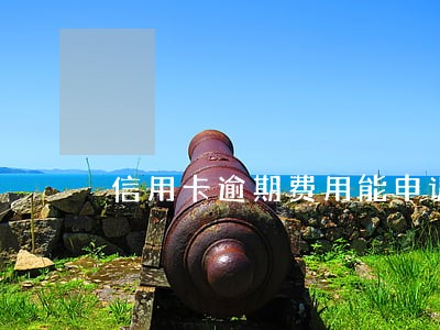 信用卡逾期费用能申诉吗 信用卡逾期费用能申诉吗