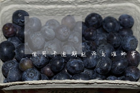 信用卡逾期起诉书谁邮寄 信用卡逾期起诉书谁邮寄
